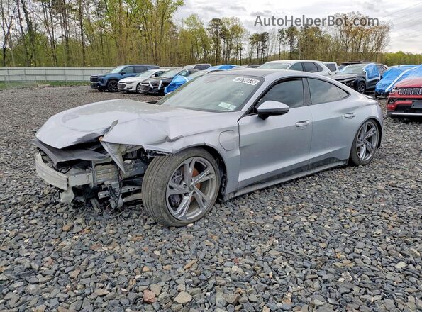 WAUDJBFW0P7005395 2023 AUDI E-TRON Серебряный Передняя левая четверть