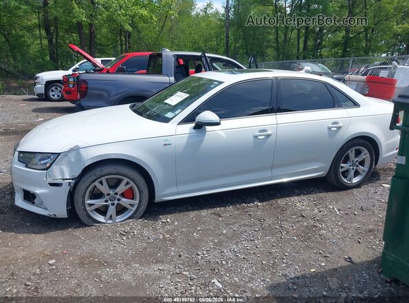 WAUDNAF40JA065183 2018 AUDI A4 White Widok wnętrza 360 stopni
