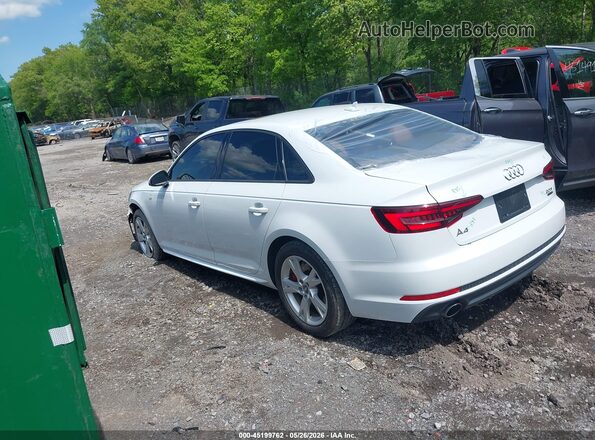 WAUDNAF40JA065183 2018 AUDI A4 White Tył lewy