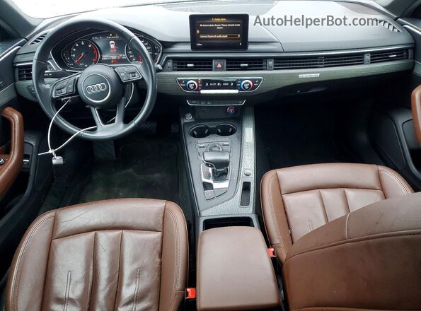 WAUDNAF44JA096422 2018 AUDI A4 White Widok deski rozdzielczej