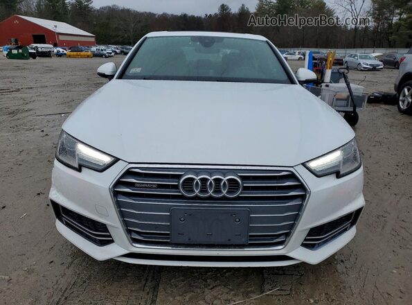 WAUDNAF44JA096422 2018 AUDI A4 White Widok z przodu