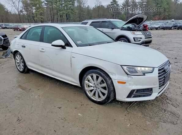 WAUDNAF44JA096422 2018 AUDI A4 White Przód prawy