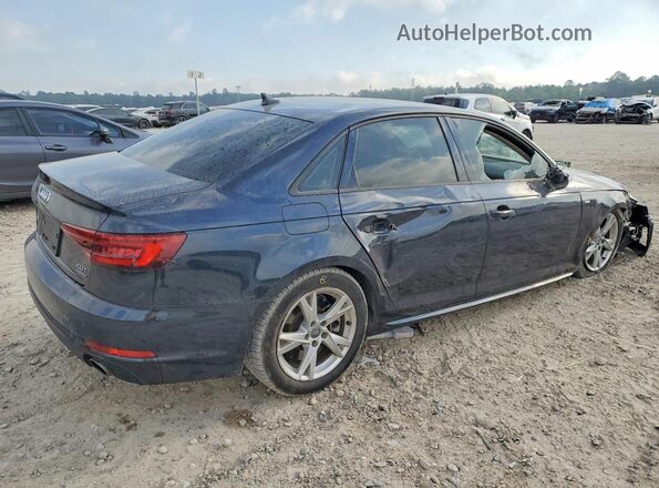 WAUDNAF45JN010043 2018 AUDI A4 Blue Tył prawy