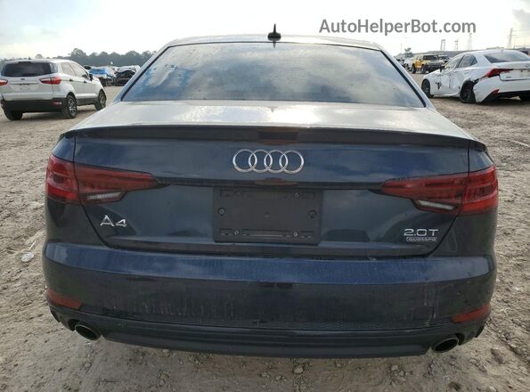 WAUDNAF45JN010043 2018 AUDI A4 Blue Widok z tyłu