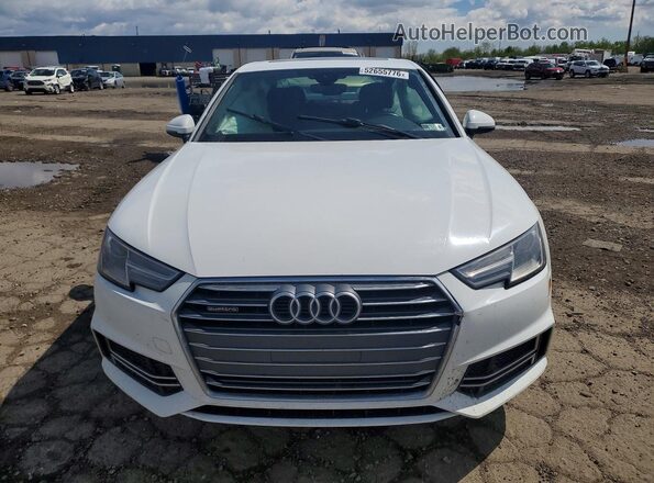 WAUDNAF45JN016327 2018 AUDI A4 White Vista frontal