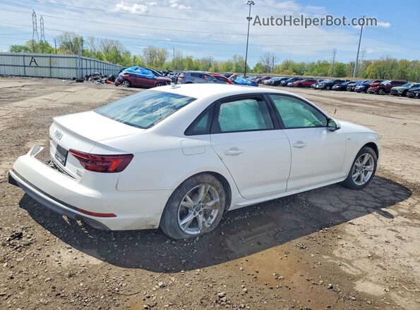 WAUDNAF45JN016327 2018 AUDI A4 White Trasero derecho