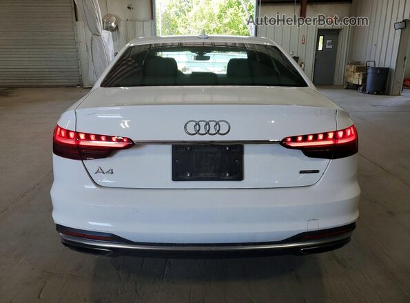 WAUDNAF45LN008599 2020 AUDI A4 Белый Вид сзади
