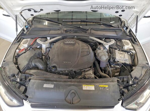 WAUDNAF45LN008599 2020 AUDI A4 Белый Вид задней части салона