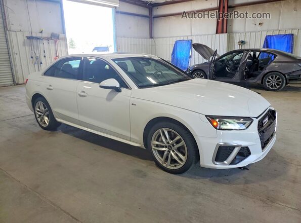 WAUDNAF45LN008599 2020 AUDI A4 Белый Передняя правая четверть
