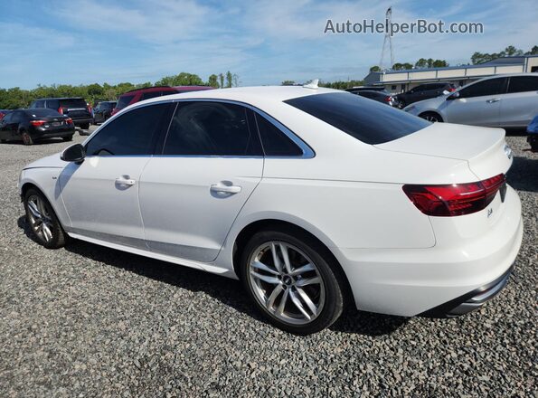 WAUDNAF47LA047525 2020 AUDI A4 Белый Задняя левая четверть