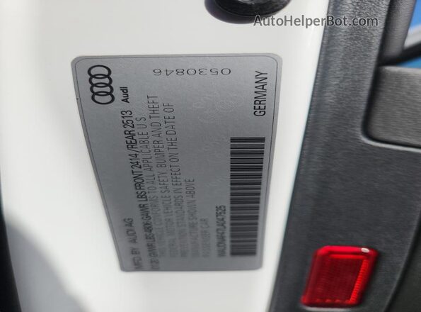 WAUDNAF47LA047525 2020 AUDI A4 Белый Вид подкапотного пространства