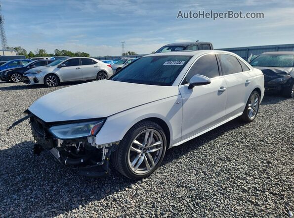 WAUDNAF47LA047525 2020 AUDI A4 Белый Передняя левая четверть
