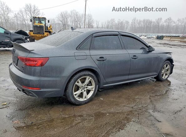 WAUDNAF49JA059446 2018 AUDI A4 Серый Задняя правая четверть