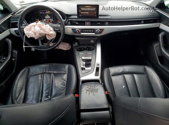 WAUDNAF49JA059446 2018 AUDI A4 Серый Вид панели приборов