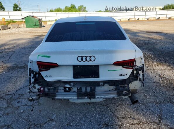 WAUDNAF4XHN046045 2017 AUDI A4 Белый Вид сзади