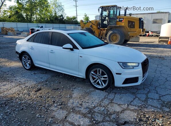 WAUDNAF4XHN046045 2017 AUDI A4 Белый Передняя правая четверть