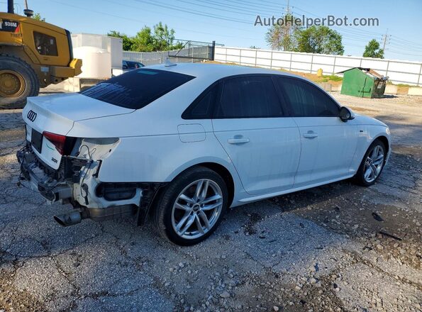WAUDNAF4XHN046045 2017 AUDI A4 Белый Задняя правая четверть