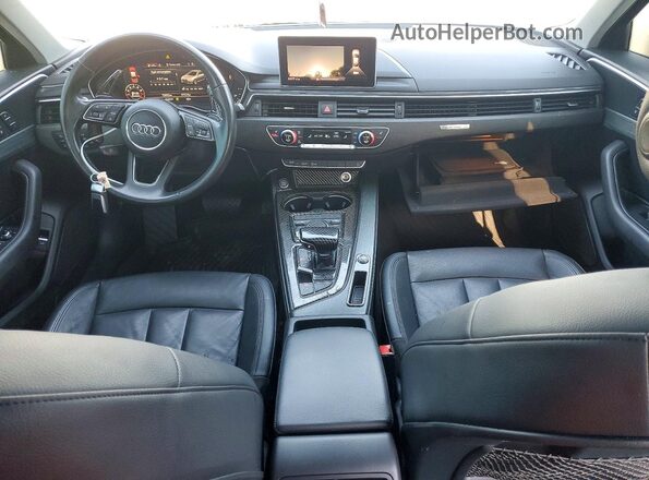 WAUDNAF4XHN046045 2017 AUDI A4 Белый Вид панели приборов