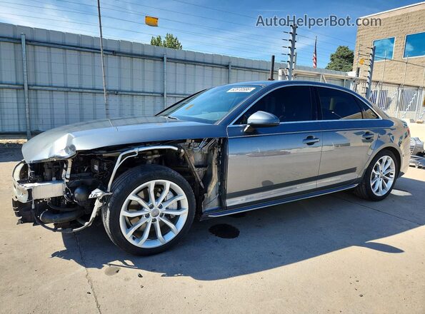 WAUDNAF4XKA044343 2019 AUDI A4 Gray წინა მარცხენა ხედი სამი მეოთხედიდან