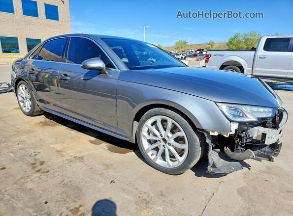 WAUDNAF4XKA044343 2019 AUDI A4 Gray წინა მარჯვენა