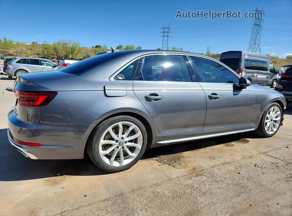 WAUDNAF4XKA044343 2019 AUDI A4 Gray უკანა მარჯვენა