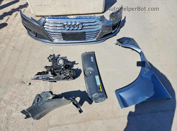 WAUDNAF4XKA044343 2019 AUDI A4 Gray ძრავის განყოფილების ხედი