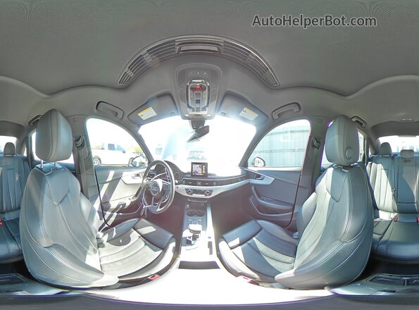 WAUDNAF4XKA044343 2019 AUDI A4 Gray სალონის 360-გრადუსიანი ხედი