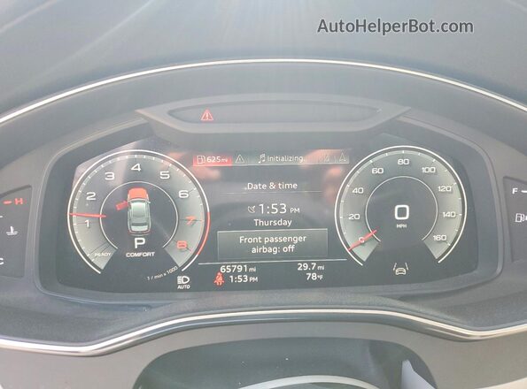 WAUE3BF29NN012771 2022 AUDI A6 Серый Вид щитка приборов