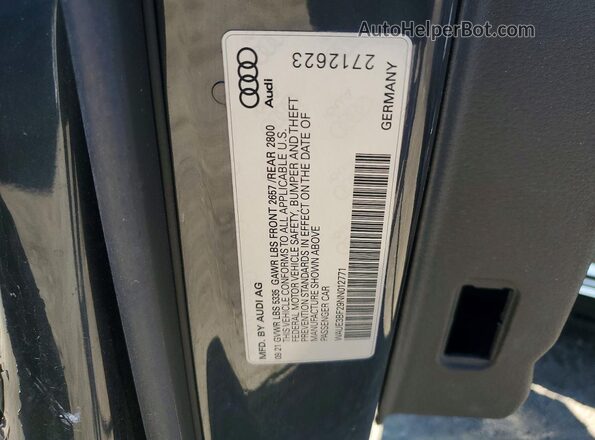 WAUE3BF29NN012771 2022 AUDI A6 Серый Вид подкапотного пространства