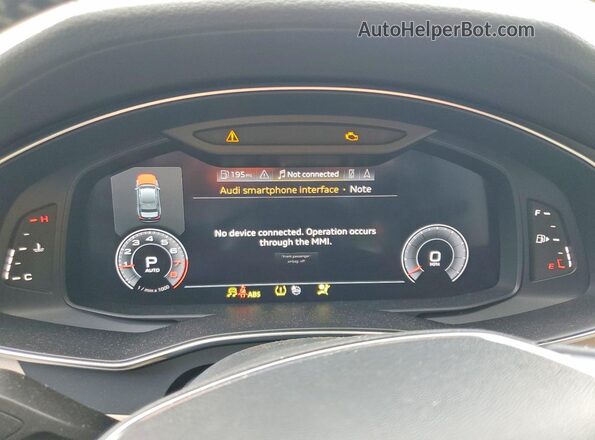 WAUE8AF25KN127407 2019 AUDI A6 White Widok komory silnika