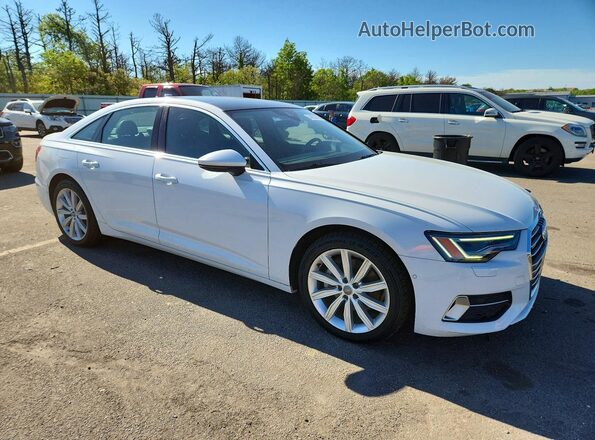 WAUE8AF27LN061136 2020 AUDI A6 Белый Передняя правая четверть