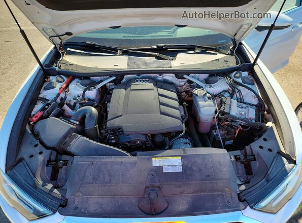 WAUE8AF27LN061136 2020 AUDI A6 Белый Вид задней части салона