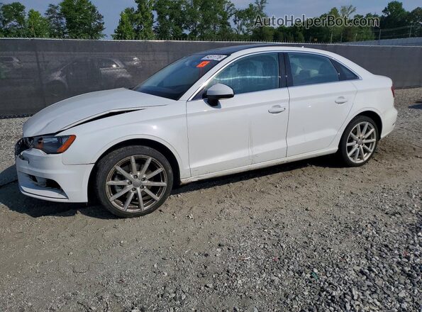 WAUE8GFF7G1005040 2016 AUDI A3 Белый Передняя левая четверть