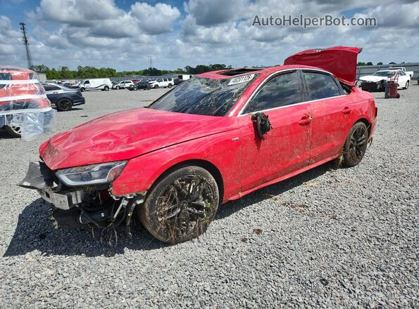 WAUEAAF43PN005299 2023 AUDI A4 Красный Передняя левая четверть