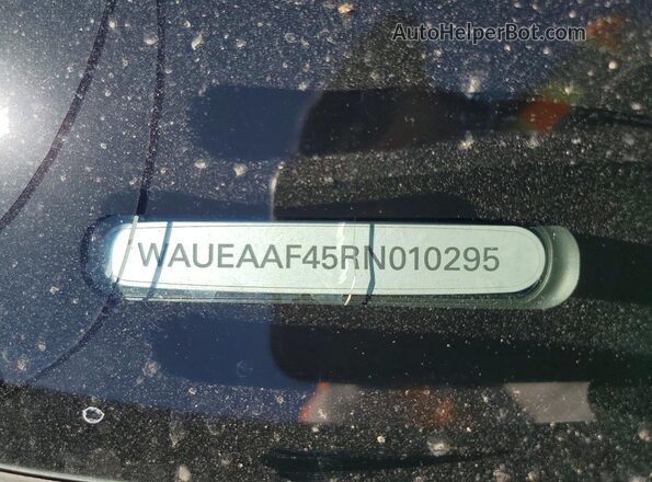 WAUEAAF45RN010295 2024 AUDI A4 Серый Вид подкапотного пространства