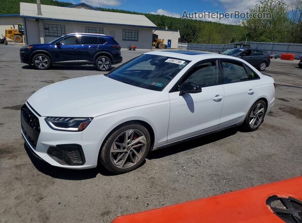 WAUEAAF46PA064144 2023 AUDI A4 Белый Передняя левая четверть