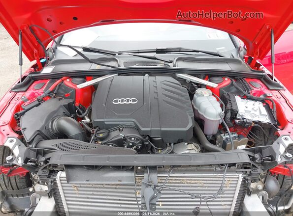 WAUEAAF49MA018920 2021 AUDI A4 Red Widok z tyłu