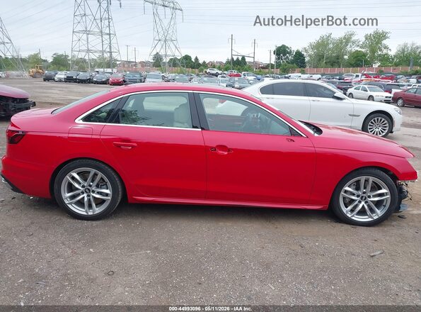 WAUEAAF49MA018920 2021 AUDI A4 Red Widok wnętrza 360 stopni