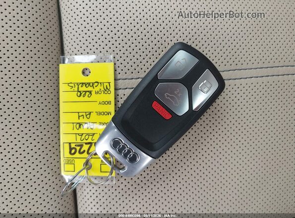 WAUEAAF49MA018920 2021 AUDI A4 Red Widok deski rozdzielczej