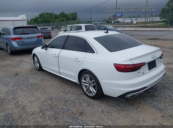 WAUEAAF4XNA049899 2022 AUDI A4 Белый Задняя левая четверть
