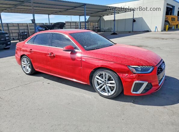 WAUEAAF4XPN006224 2023 AUDI A4 Красный Передняя правая четверть