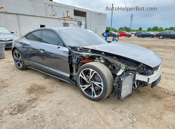 WAUEJBFW9N7004473 2022 AUDI E-TRON Gray Передня права чверть