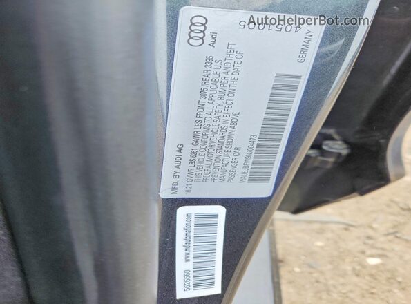 WAUEJBFW9N7004473 2022 AUDI E-TRON Gray Вид підкапотного простору