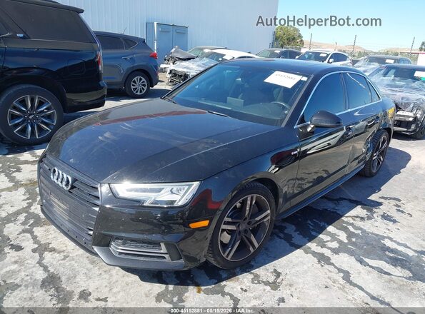 WAUENAF41JA020368 2018 AUDI OTHER Black Առջևի ձախ երեք քառորդ տեսարան