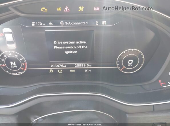 WAUENAF41JA020368 2018 AUDI OTHER Black Հետևի նստատեղերի տեսք