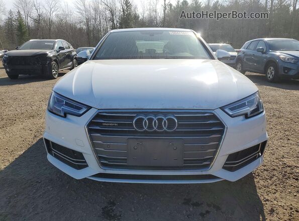 WAUENAF41JA206685 2018 AUDI A4 White Widok z przodu
