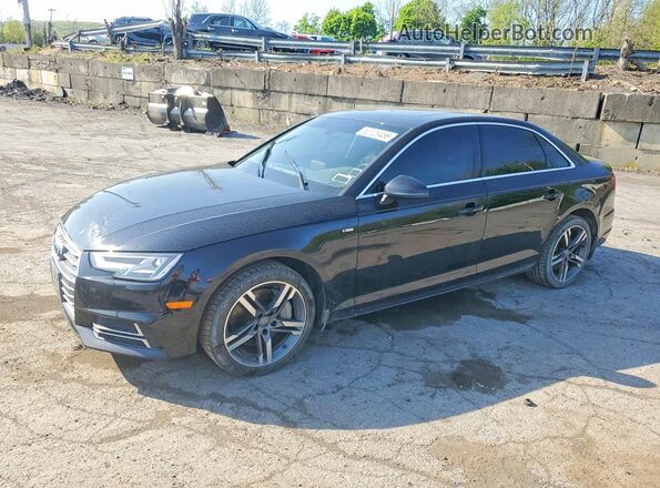 WAUENAF41JN000405 2018 AUDI A4 Black Przód lewy
