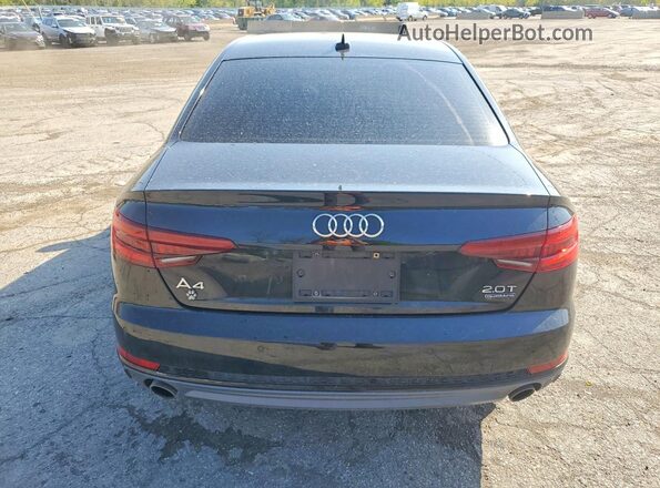 WAUENAF41JN000405 2018 AUDI A4 Black Widok z tyłu