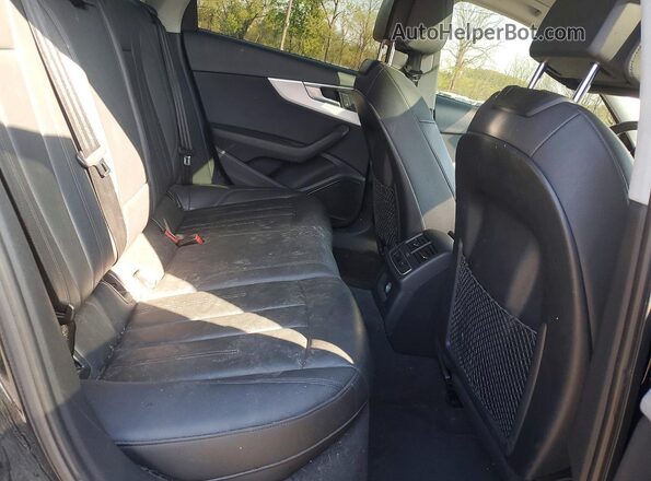 WAUENAF41JN000405 2018 AUDI A4 Black Widok tylnych siedzeń
