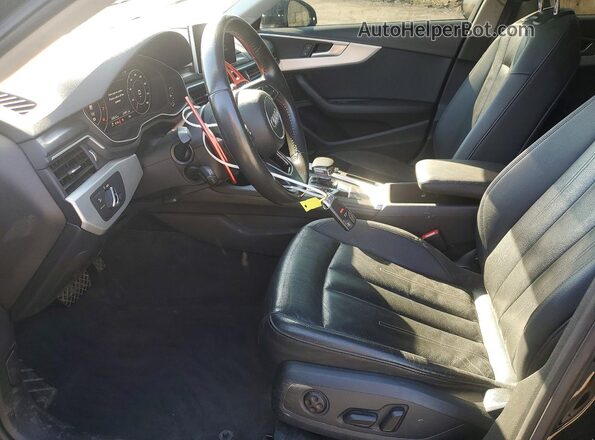 WAUENAF41JN000405 2018 AUDI A4 Black Widok wnętrza z przodu